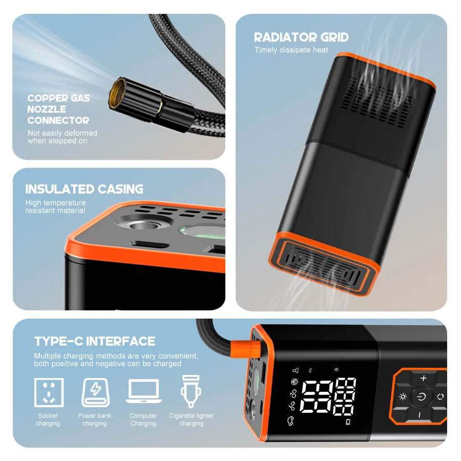 QuickFill Portable Tire Pump